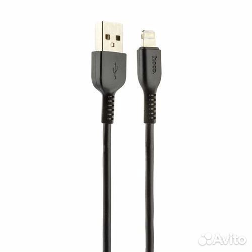 Кабель hoco X20 Lighting 2m (Black)