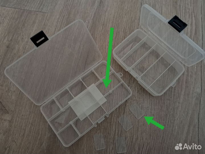 Коробка органайзер для шитья, пуговиц, бисера