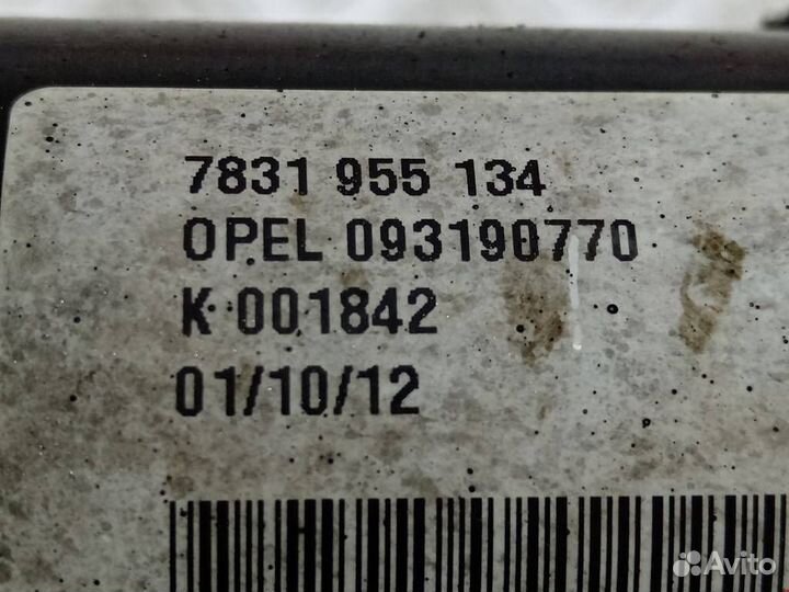 Рулевая рейка Opel Zafira 2 (B) 2007 93189018