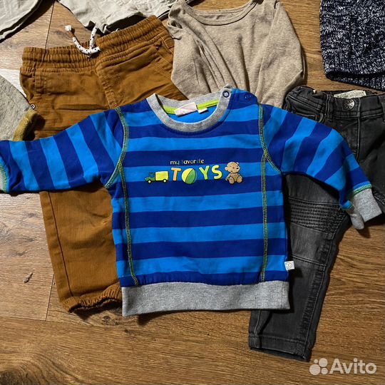 Пакет фирменных вещей на мальчика 9 месяцев