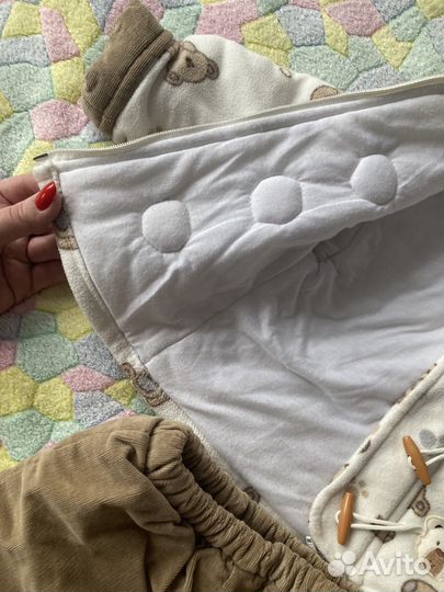 Демисезонный костюм детский 74