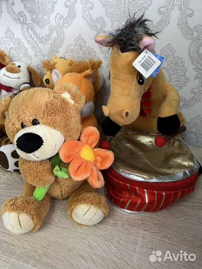 Игрушки пакетом мягкие