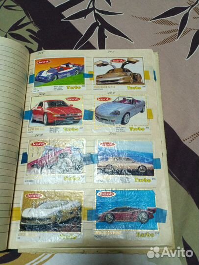 Продам коллецию вкладышей Turbo