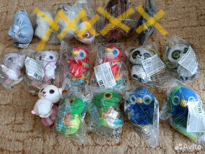 Игрушки из макдоналдса