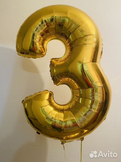 Цифра 3 для фотосессии или дня рождения