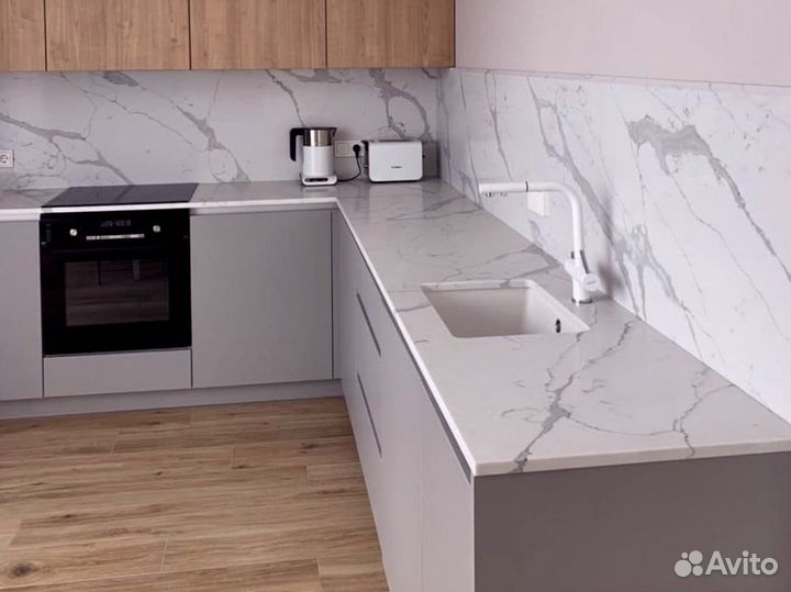 Столешница из искусственного камня кварц акрил