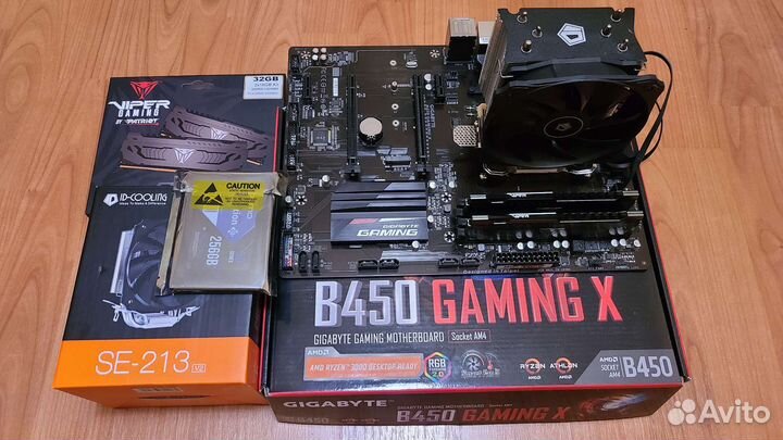 Ryzen 5 / Gigabyte B450 Gaming X / 32GB / SSD 256G
