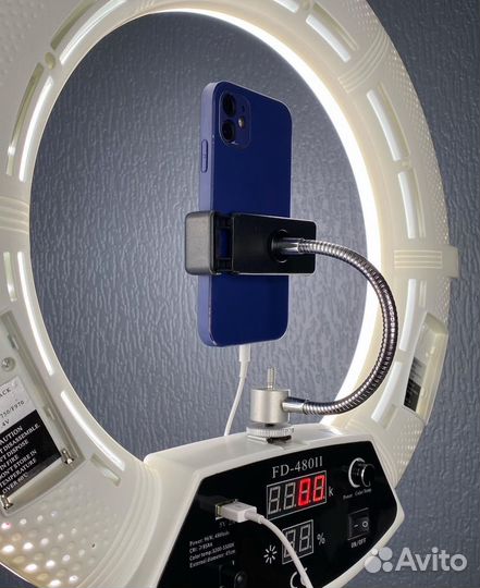 Кольцевая лампа 45 см со штативом