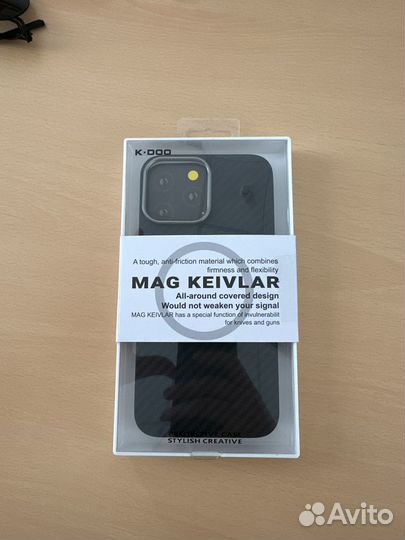 Чехол кевлар на iPhone 13 pro max magsafe