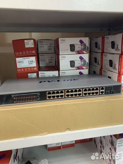 POE Коммутатор 28 портовый PV-Link PV-POE24G2F2