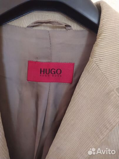 Hugo boss пиджак вельветовый