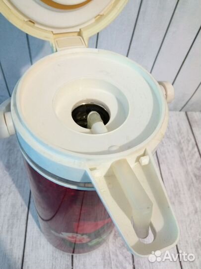 Термос с помпой на 3 литра времён СССР