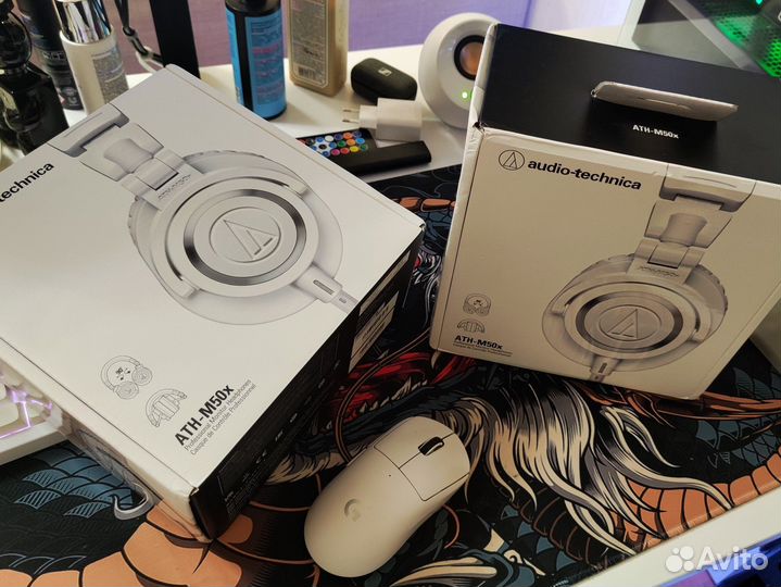 Наушники audio technica ath m50x (новые)