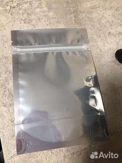 Пакеты фольгированные 10х15 см с зип лок