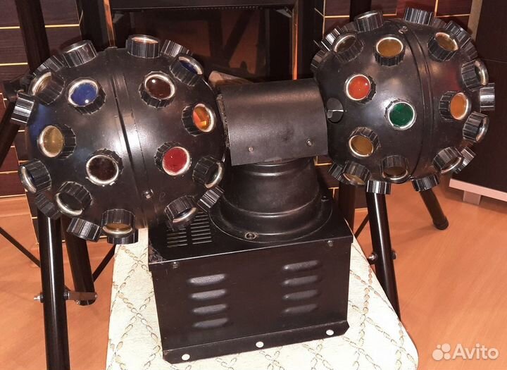 Светомузыка Euro Dj Double Ball Полицвет 84 Линзы