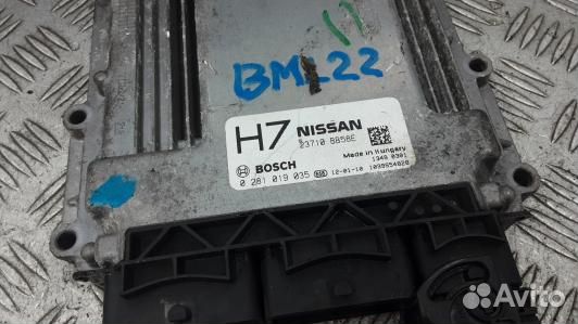 Блок управления двс nissan qashqai J10 (BML22PC01)