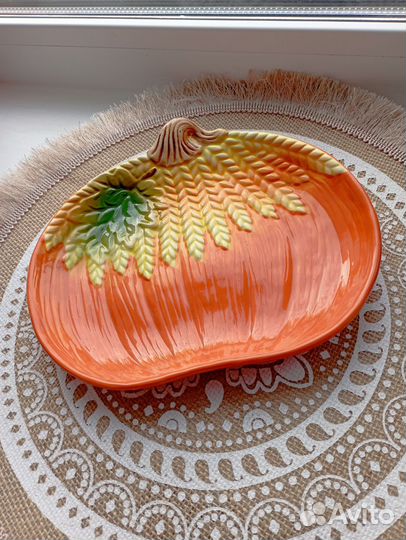 Декоративная тарелка Тыква