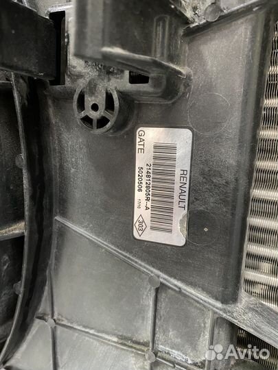 Радиатор с вентилятором Renault Kangoo 2