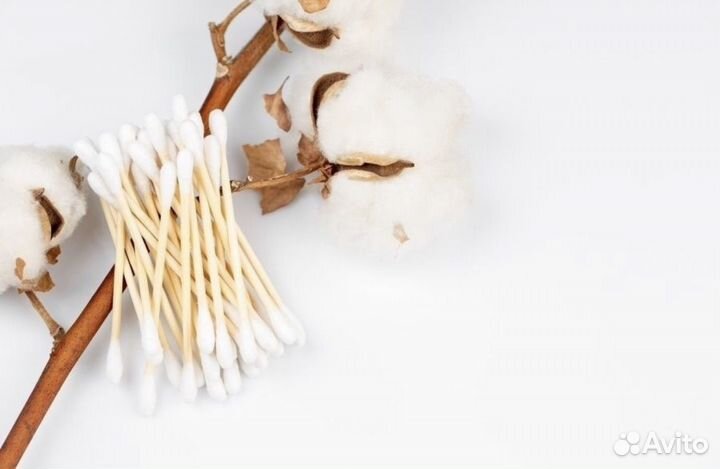 Ватные палочки бамбук и хоопок