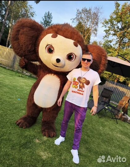 Чебурашка на день рождение