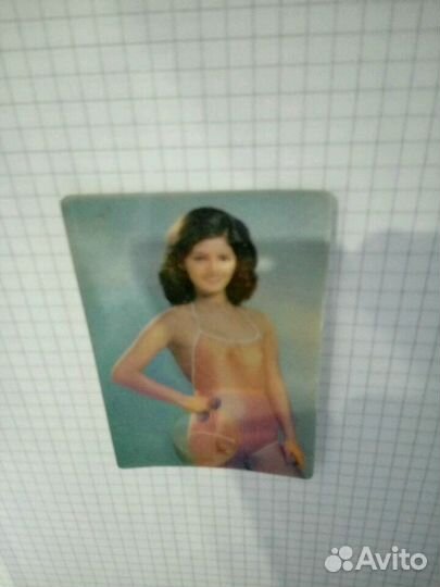 Календарик стерео (переливашка- карманный) 1984