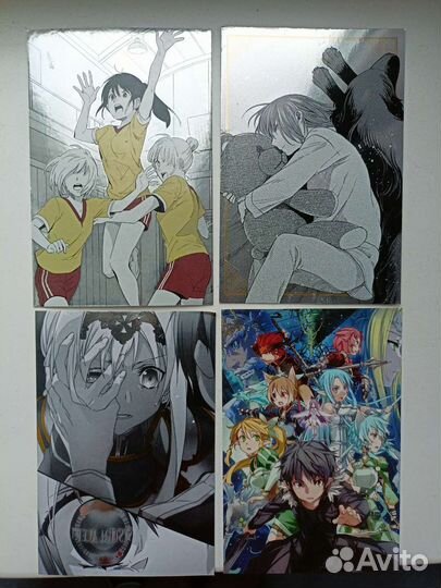 Коллекционные почтовые открытки в аниме-дизайне