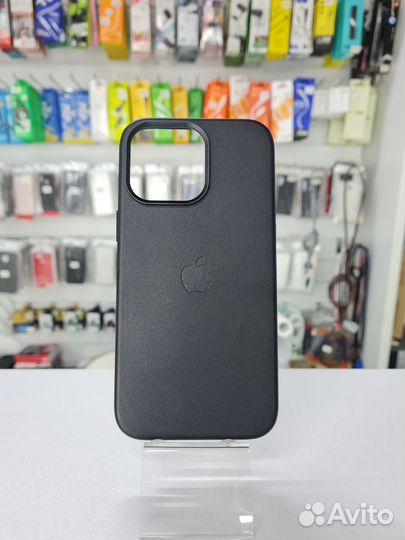 Чехол для iPhone 14 Pro Max Кожаный