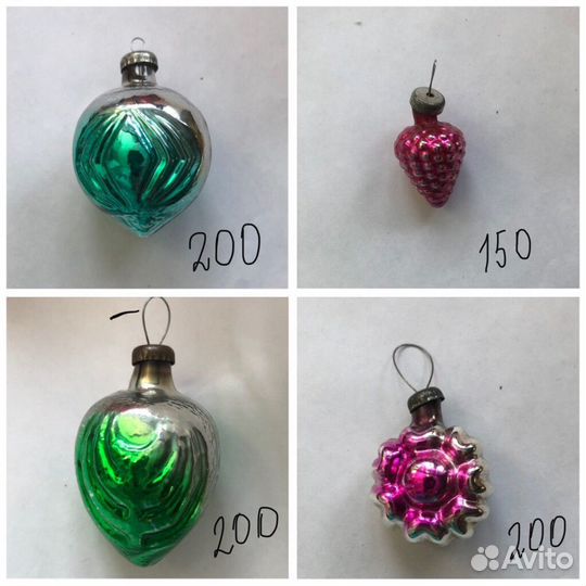 Ёлочные игрушки СССР