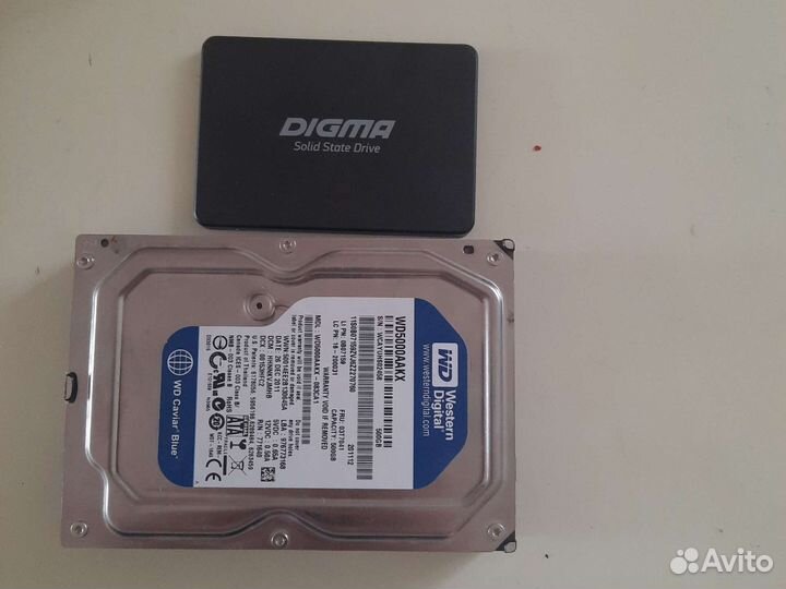 Жесткий диск и ссд