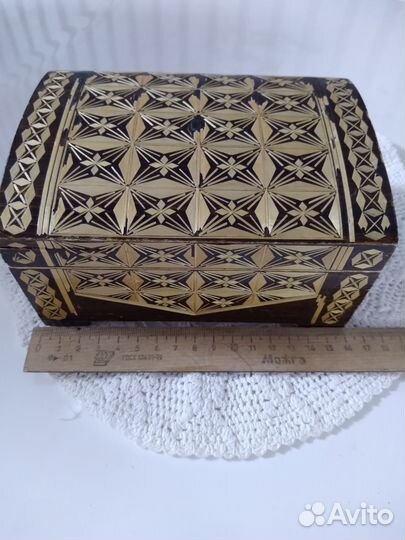 Шкатулка СССР дерево