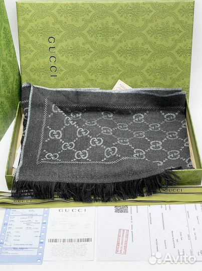 Шарф Gucci черный