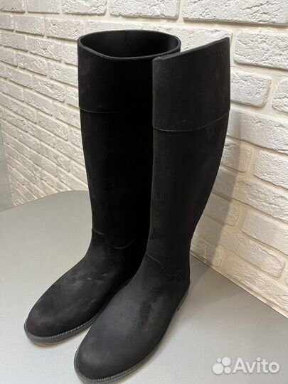 Резиновые сапоги под замшу 37 размер