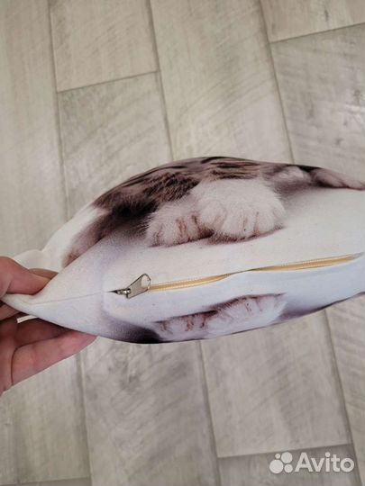 Подушка декоративная + медвежонок