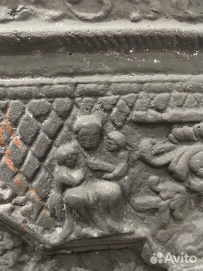 Камин, чугунный,старинный, царских времен