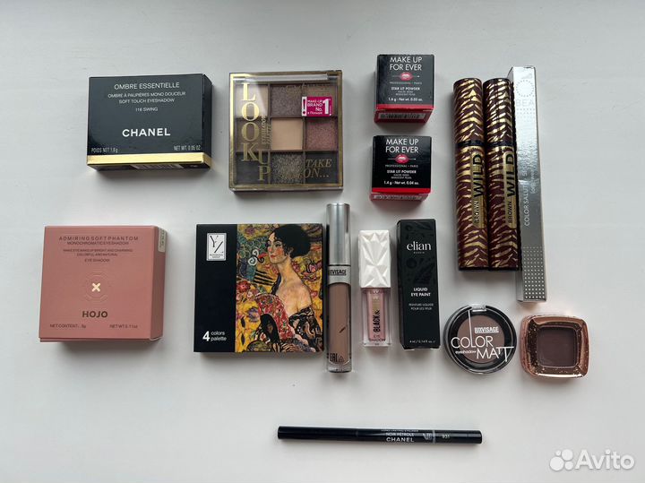 Тени, палетки, тушь