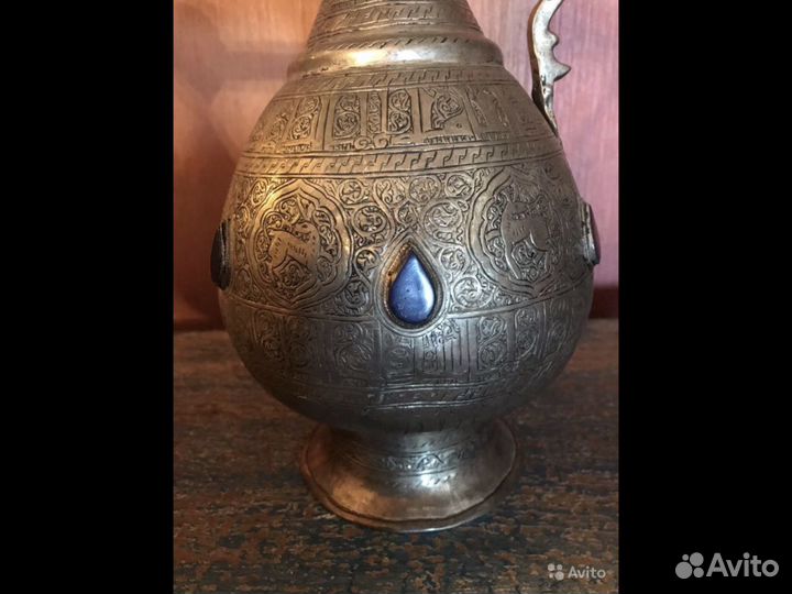 Редкие кувшины, кумганы с инкрустацией