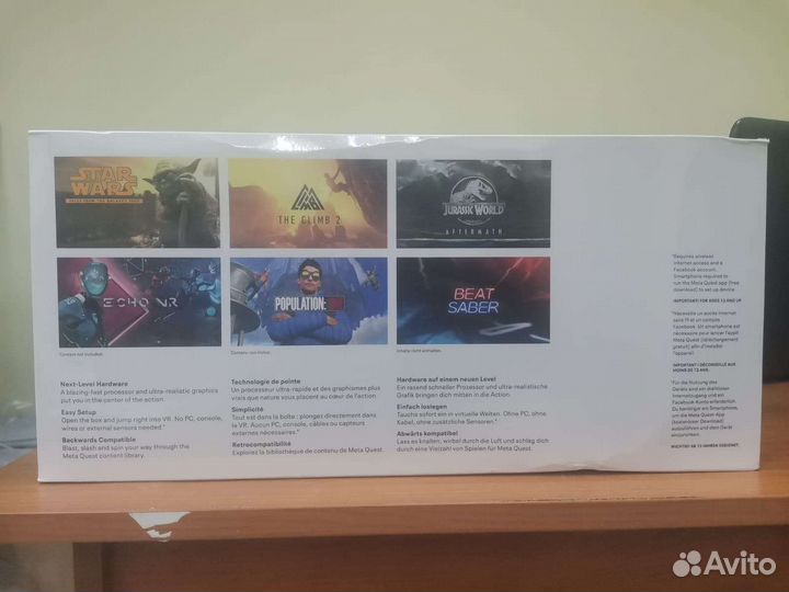 Шлем VR Oculus Quest 2 128gb Новый Пленка Гарантия