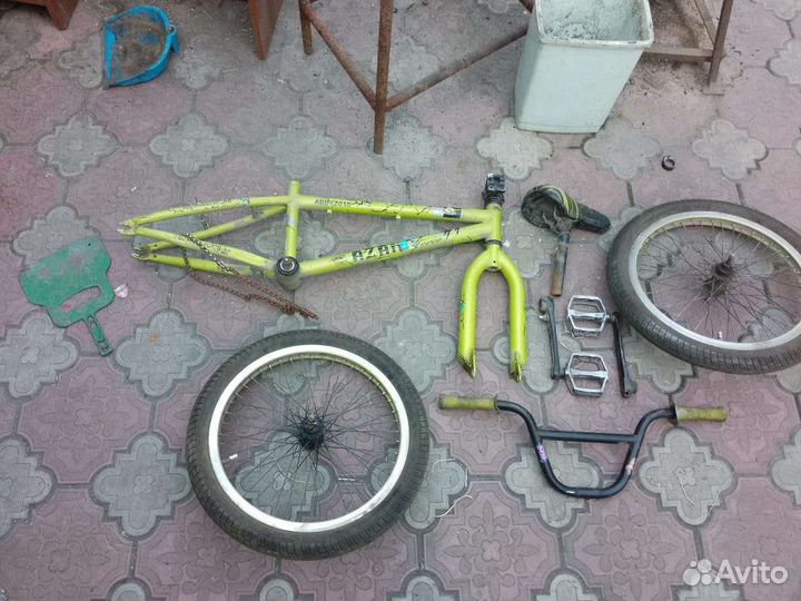BMX- велосипед на запчасти