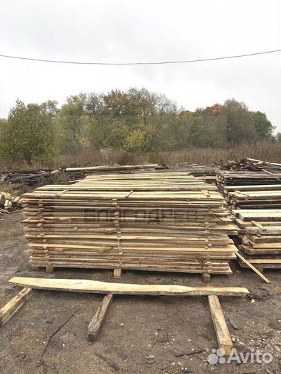 Необрезная доска липа