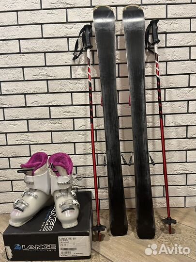 Горные лыжи детские комплект