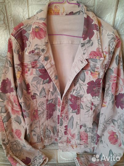 Джинсовая женская куртка 3D Denim двусторонняя