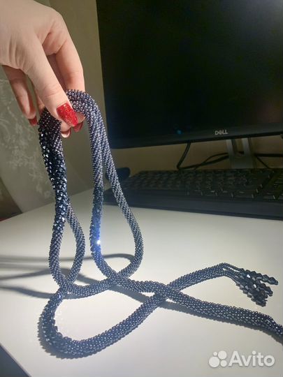 Колье из бисера