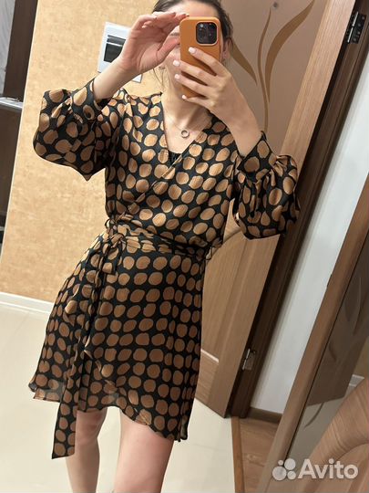 Платье в горрх mango