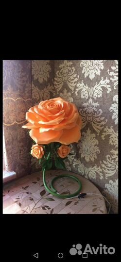 Светильник роза