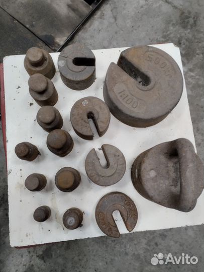 Весы СССР чугун с гирями