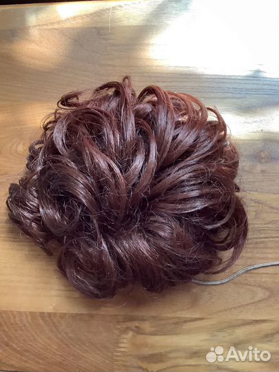 Волосы накладные шиньон искусственные