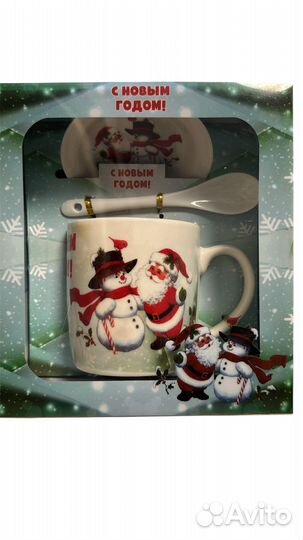 Подарочная чашка новогодний набор