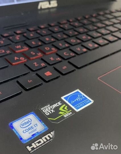 Игровой Ноутбук Asus Rog GL552VW