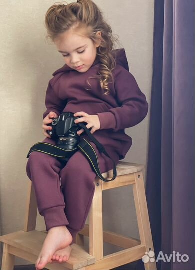 Костюм футер 3-х нитка с начёсом, хлопок премиум