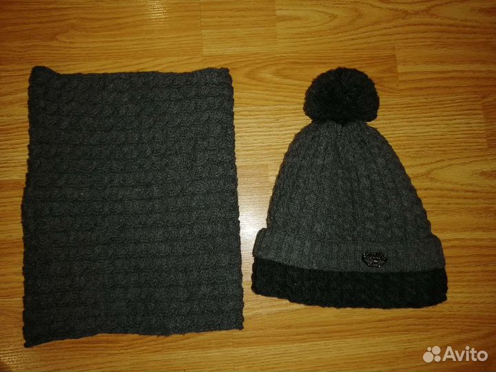 Шапка + шарф (новые)